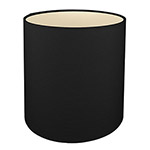 BKtall drum A tall black drum lampshade