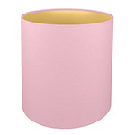A pink tall drum lampshade