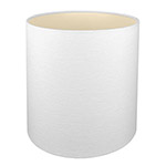 White Tall Drum A white tall drum lampshade