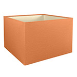 Orange square large lamp shades
