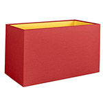Red rectangle lampshade