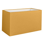 A Gold rectangular lampshade