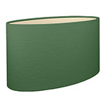 Dark Green Oval_ Champagne An oval lampshade with dark green outer and champagne coloured inner