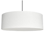 A white extra large drum shade