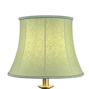 Soft Green retro drum lampshade