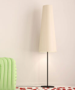 Tall Cone Lamp A tall cone floor lamp
