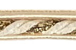 Cream and gold coloured rope trim, click to add to your lampshade