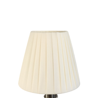 Cream ribbon empire candle lampshade