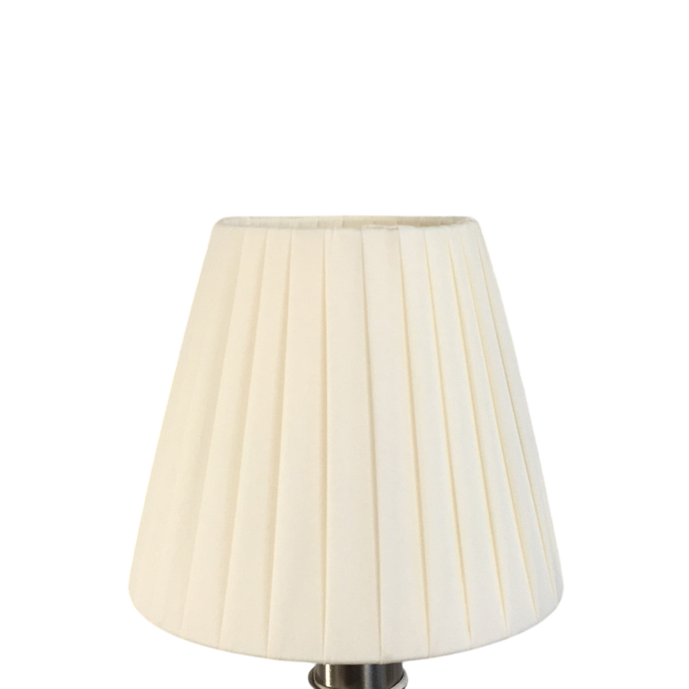 Cream ribbon empire candle lampshade