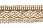 Dark Cream coloured plait trim, click to add to your lampshade