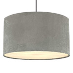 DrumP_0007_Drum Pendant Silver Grey Velvet