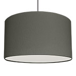 DrumP_0021_Drum Pendant Charcoal Brushed Cotton