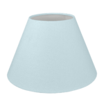 Powder Blue Plain Cotton Outer Fabric on Empire Lampshade