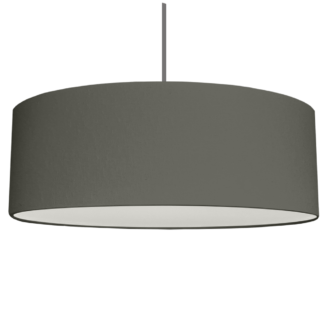 Charcoal Brushed Cotton used to create this Extra Large Drum Lampshade