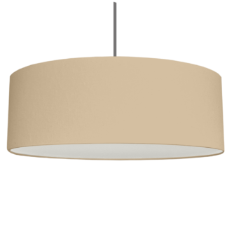 Taupe Brushed Cotton fabric to create this Extra Large Drum Lightshade