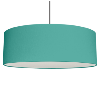 Teal brushed cotton for our Extra Large Drum Lampshade with diffuser