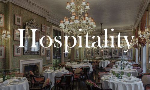 Click for more information on our trade lampshade services for hospitality