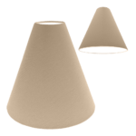 Biscuit Plain Cotton for Cone Lampshade