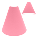 Bubblegum Plain Cotton for Cone Lampshade