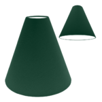 Dark Green Plain Cotton for Cone Lampshade
