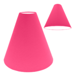 Hot Pink Plain Cotton for Cone Lampshade