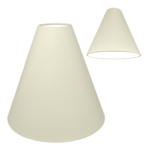 Ivory Plain Cotton for Cone Lampshade