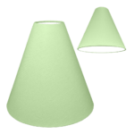 Pistachio Plain Cotton for Cone Lampshade
