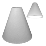 White Plain Cotton for Cone Lampshade