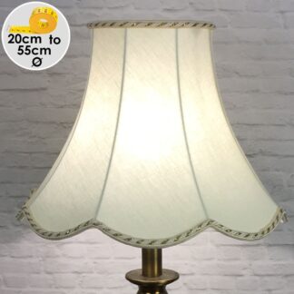 Retro Cream Linen Lampshade for Table Lamps