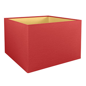 Red Square Red square lampshade with gold lining
