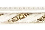 White and Gold coloured rope trim, click to add to your lampshade