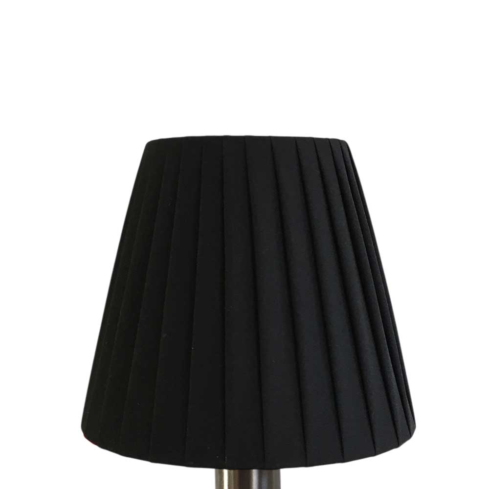 Black ribbon empire candle lampshade