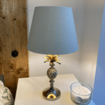blue bedside table lamp