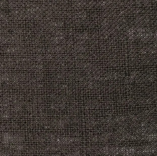 Brown hessian fabric swatch showing woven burlap texture