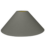 Charcoal grey coolie lampshade