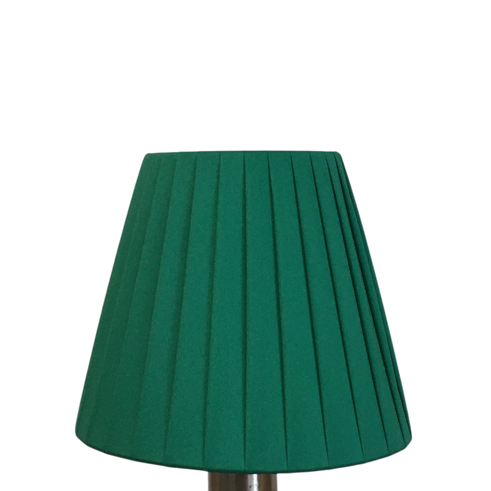 Emerald ribbon empire candle lampshade