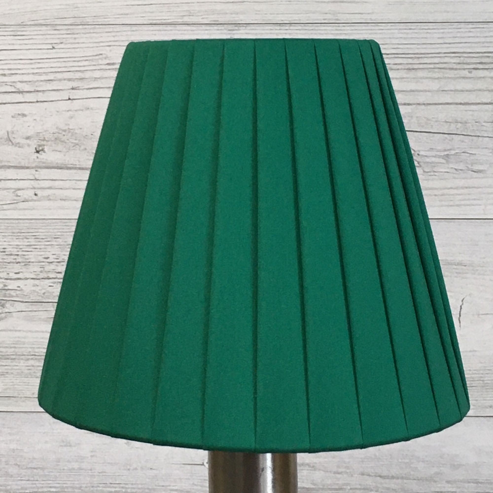 Emerald ribbon empire candle lampshade