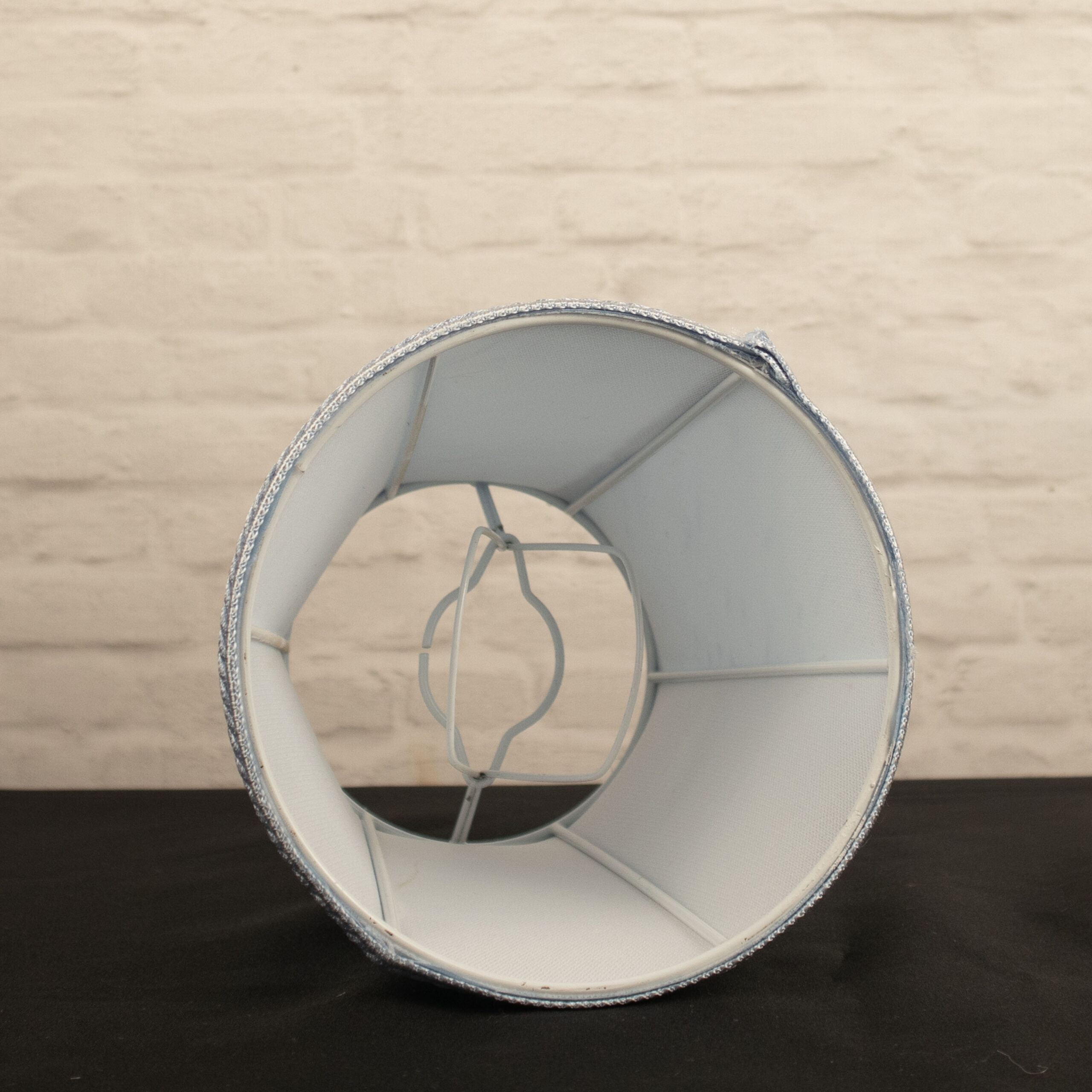 internal clipping of the pale blue candle shade