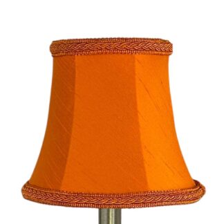 Orange Bowed Chandelier Shade