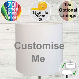 tall-drum Customise your black tall drum with a choice of black fabrics