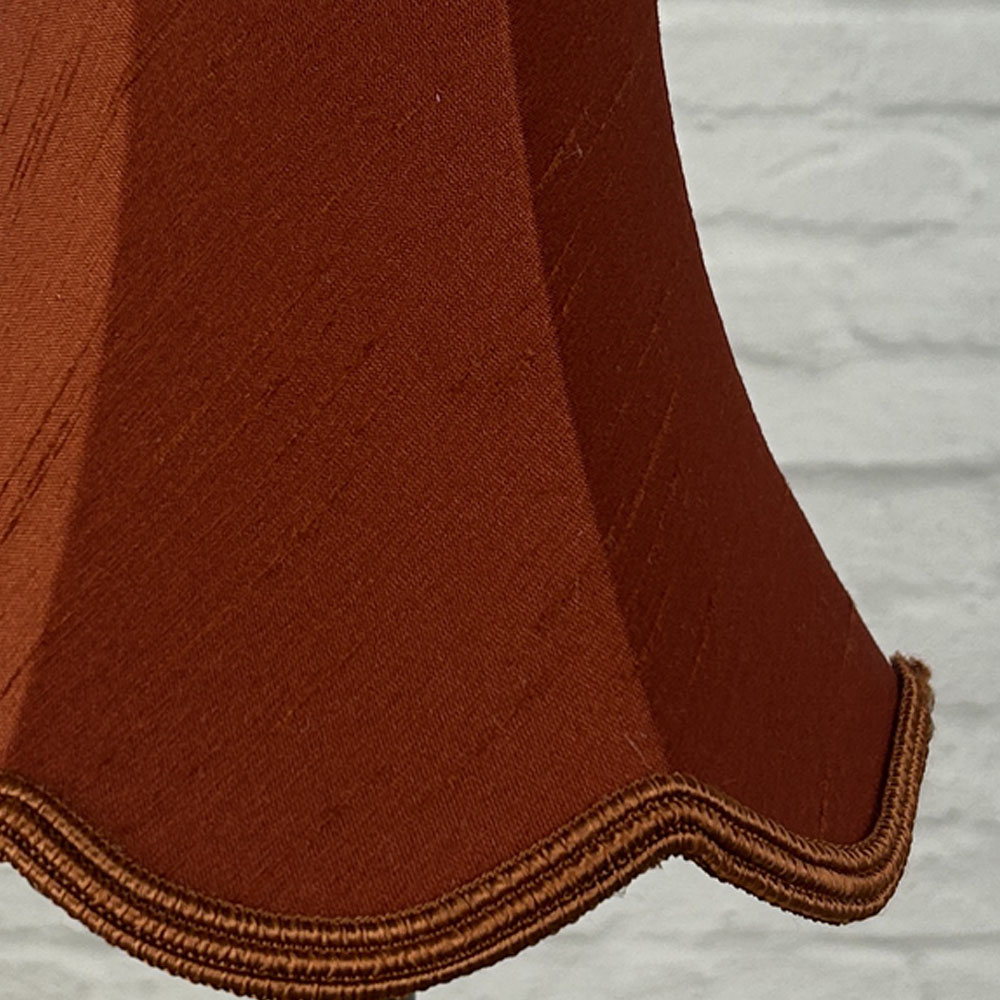 Terracotta Scalloped Chandelier Shade - Image 2