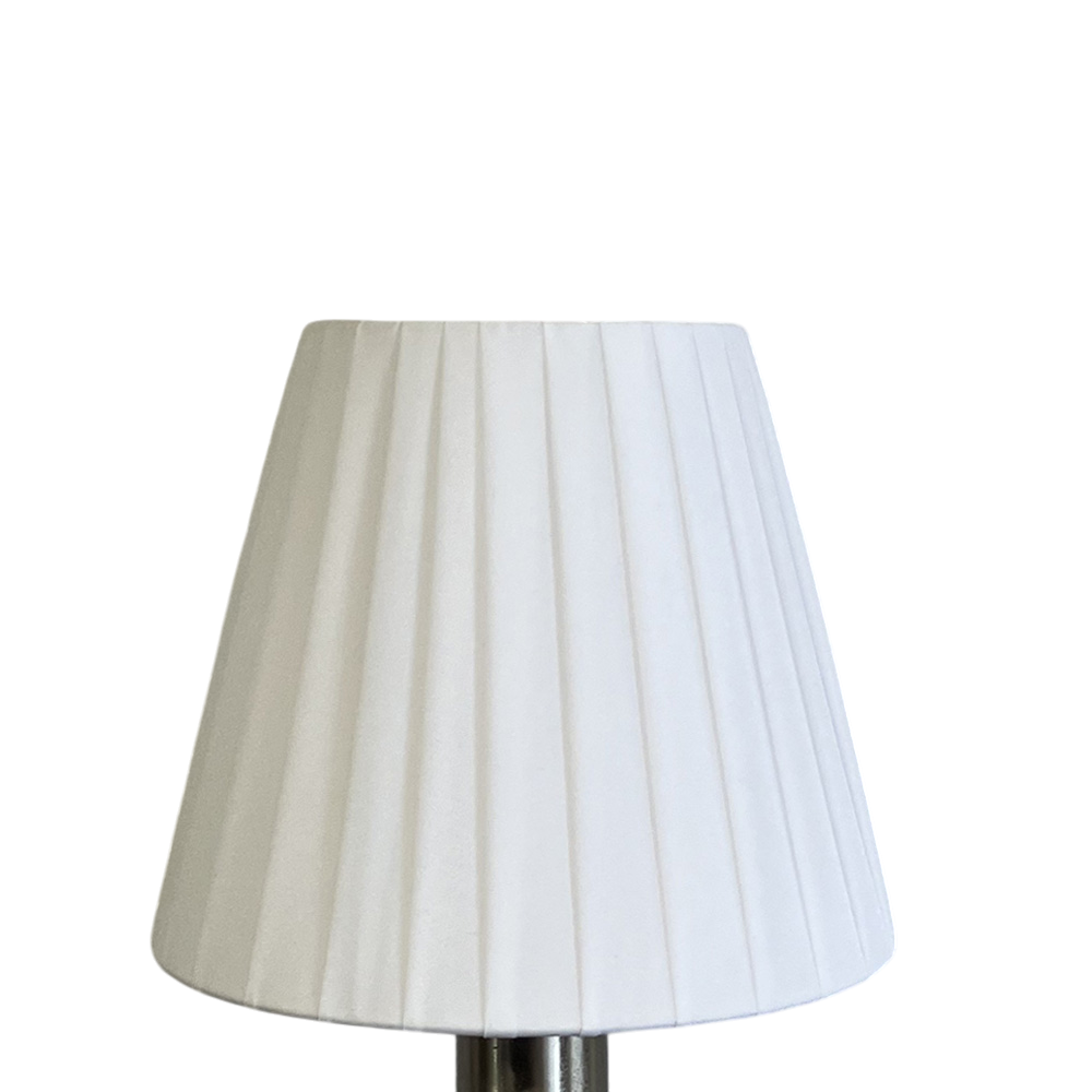 White ribbon empire candle lampshade